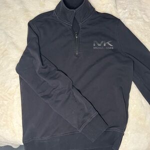 Micheal Kors black quarter zip